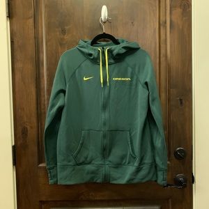 Nike University of Oregon Ducks zip up hoodie